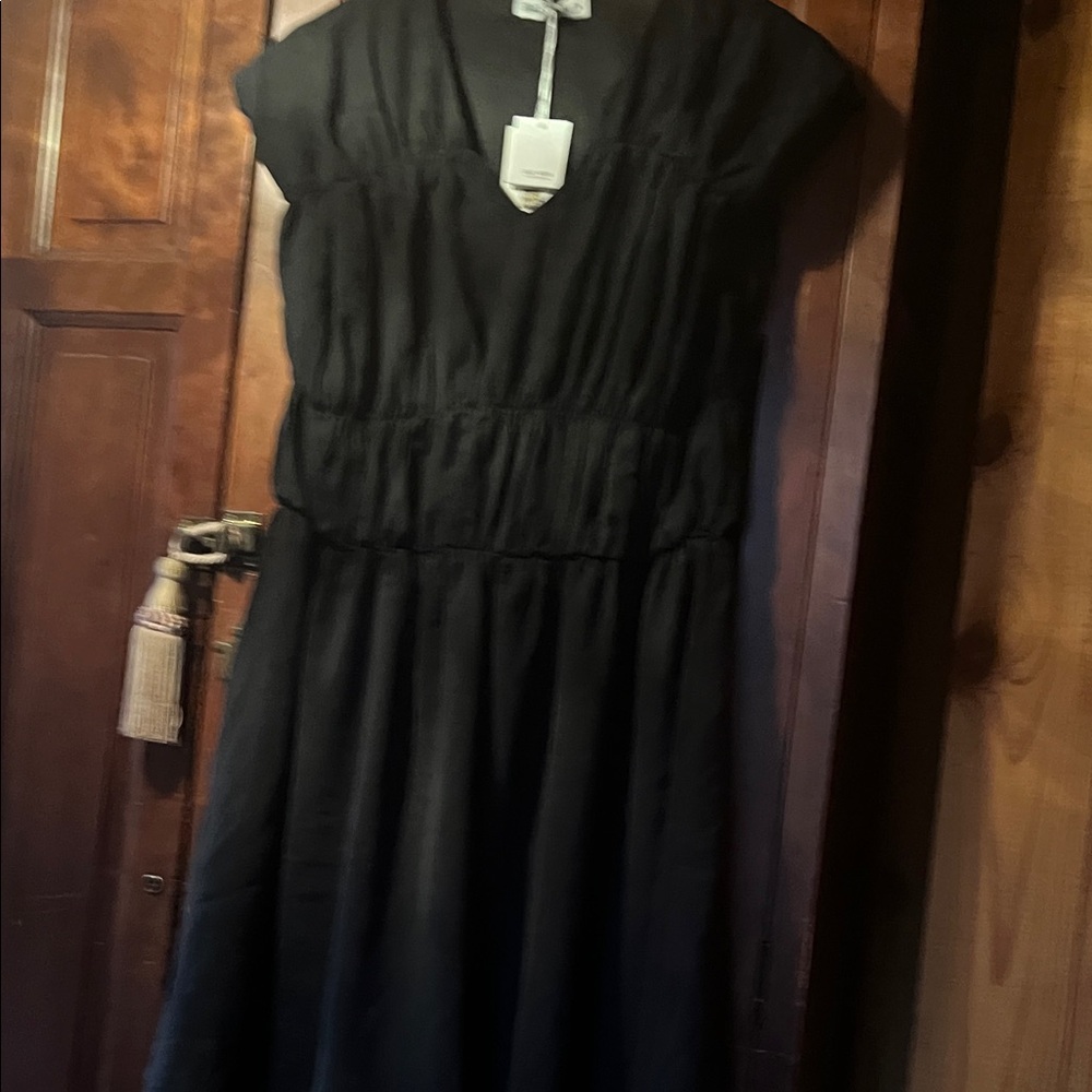Grace Karin Classic Black Midi Dress